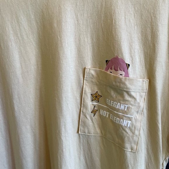 Spy x Family Anya Forger UNIQLO yellow t-shirt - Picture 1 of 4